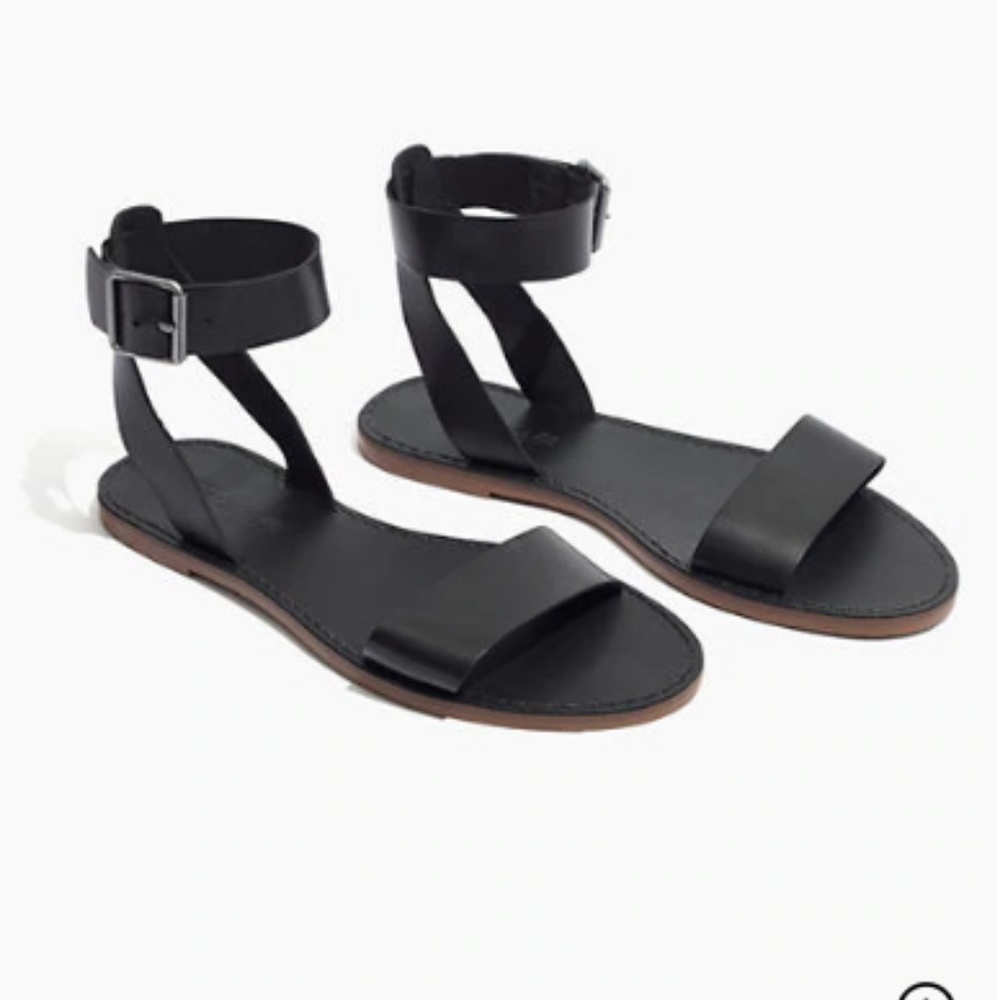 Madewell Boardwalk Ankle-Strap Sandals